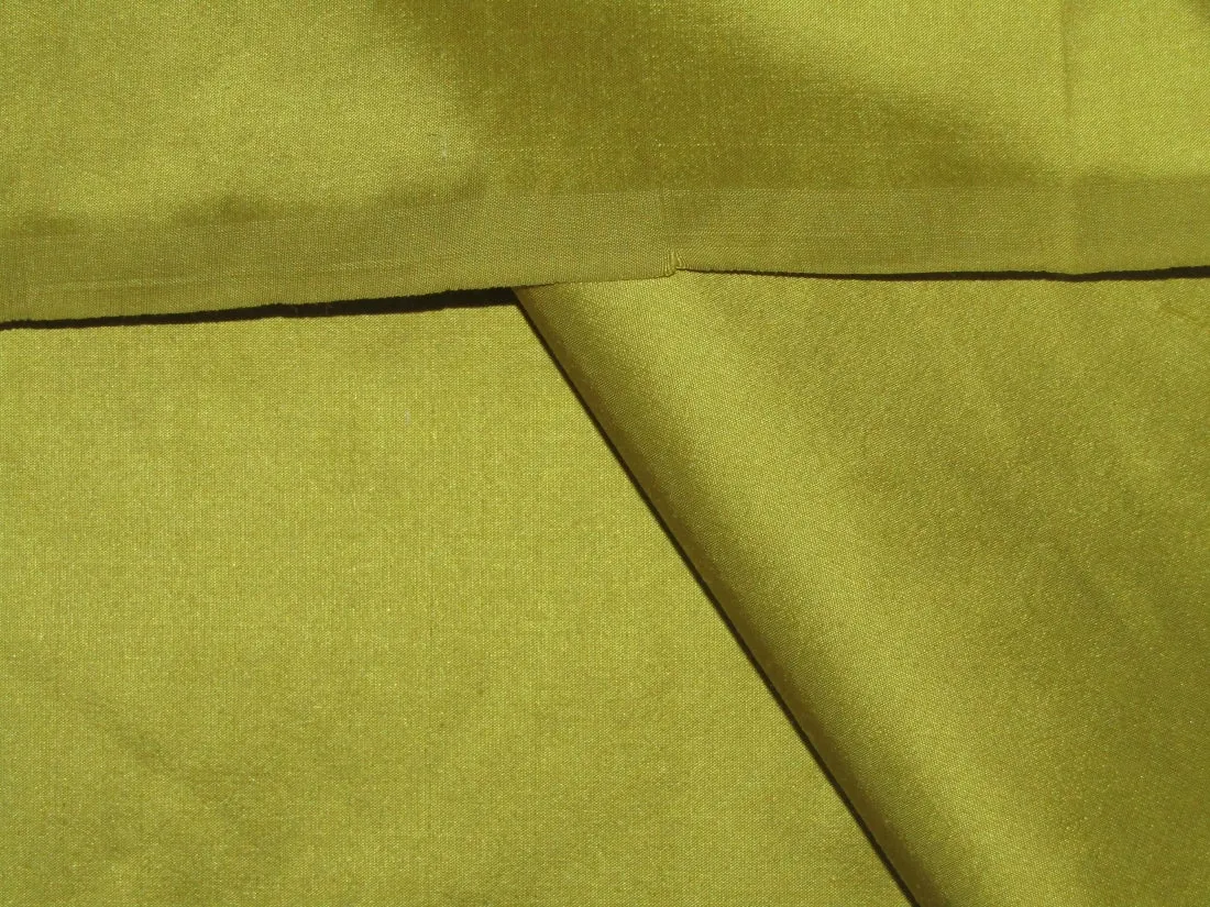 100% Pure silk dupion fabric golden mustard color 54" wide DUP287