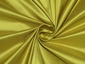 100% Pure silk dupion fabric golden mustard color 54" wide DUP287