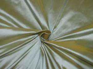 100% PURE SILK DUPIONI FABRIC BLUE X YELLOW colour 54&quot; wide DUP266[2]