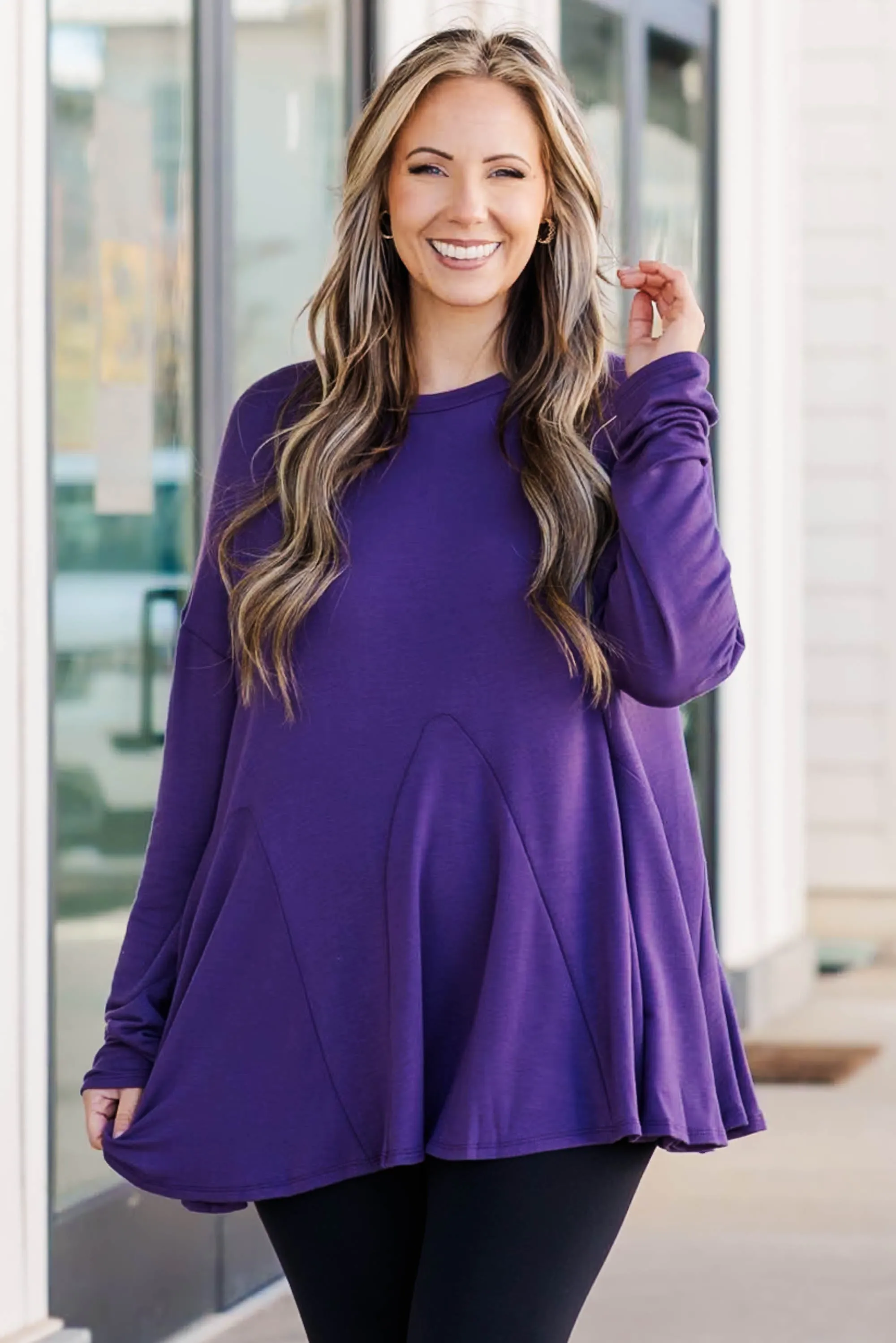A Time For Change Top, Purple