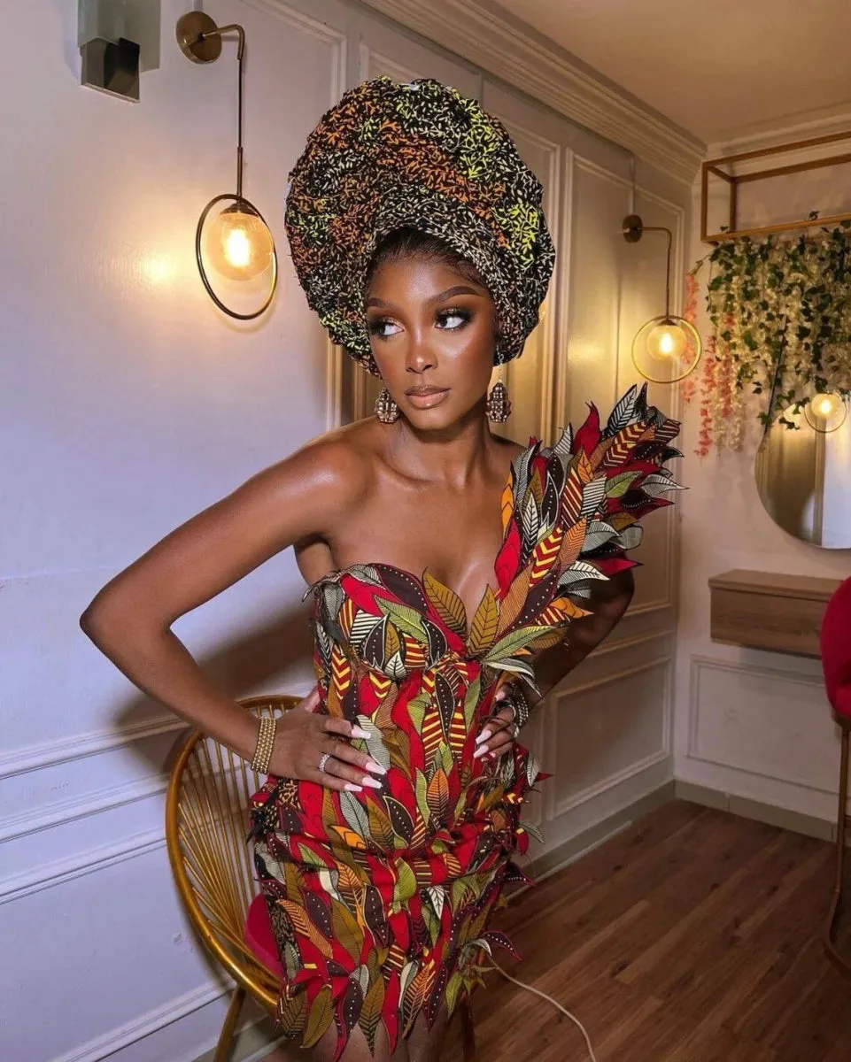 African Elegance: Ankara Mermaid Gown, Prom Dress, and Tailored Attire for Unforgettable Moments