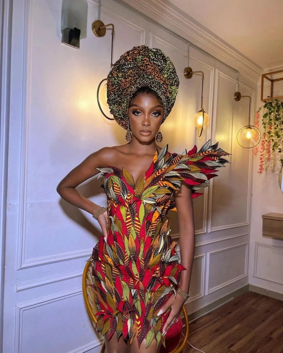 African Elegance: Ankara Mermaid Gown, Prom Dress, and Tailored Attire for Unforgettable Moments