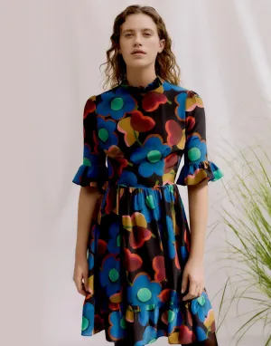 Alexa Frill Dress Sewing Pattern, Liberty Fabrics