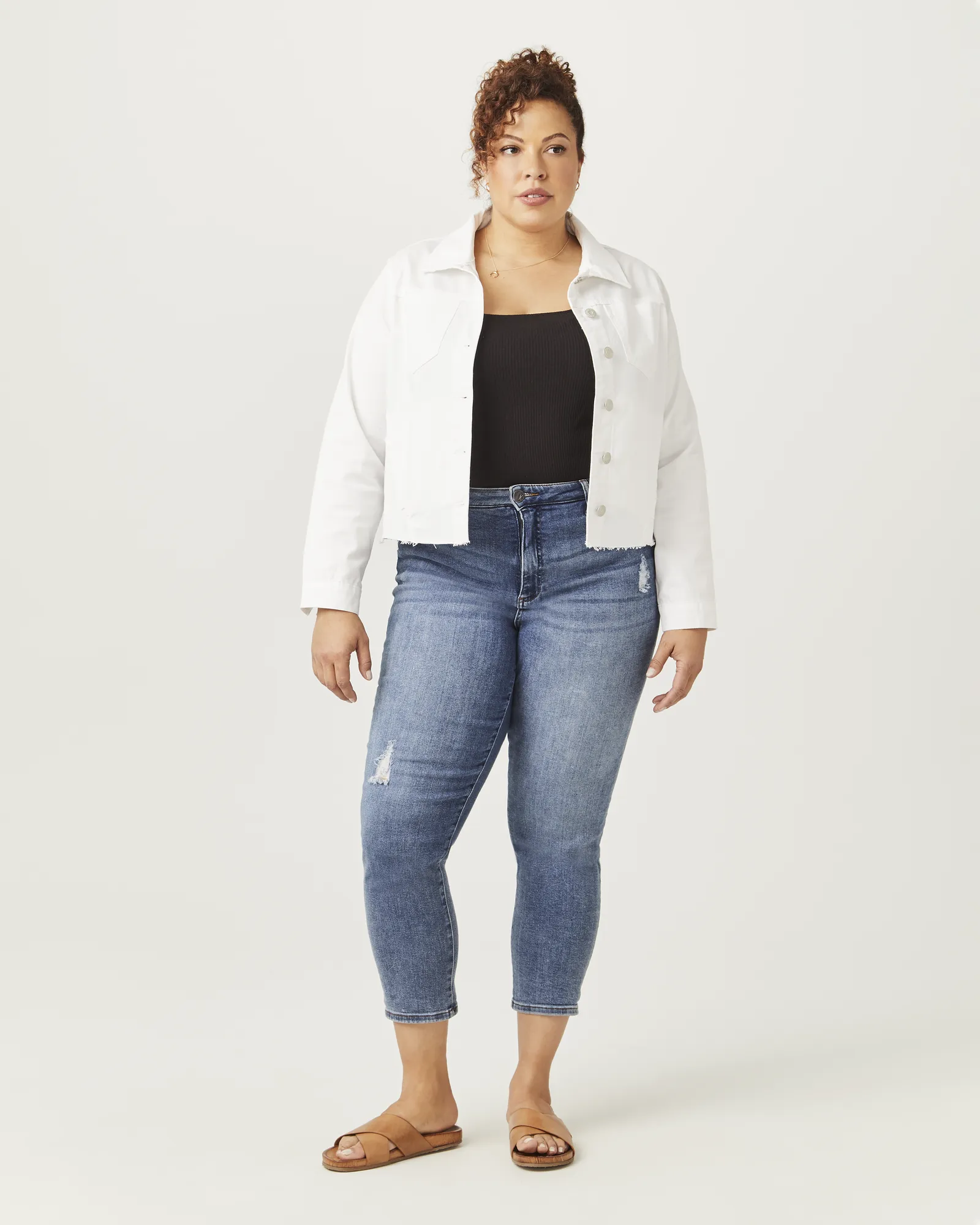 Alia Jean Jacket | White