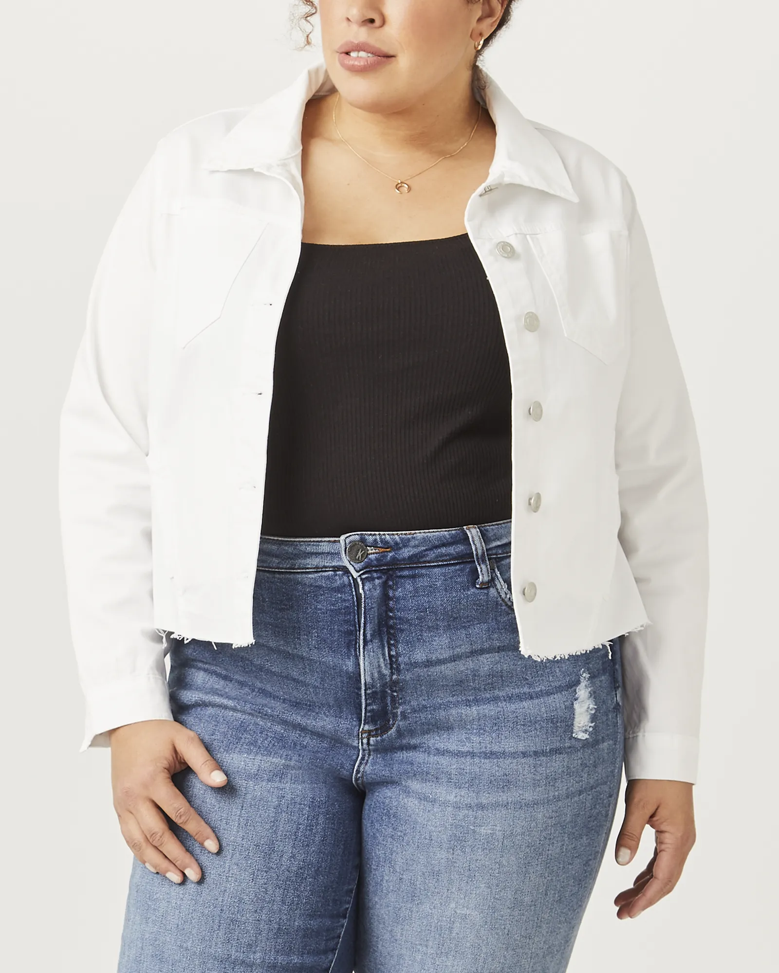 Alia Jean Jacket | White
