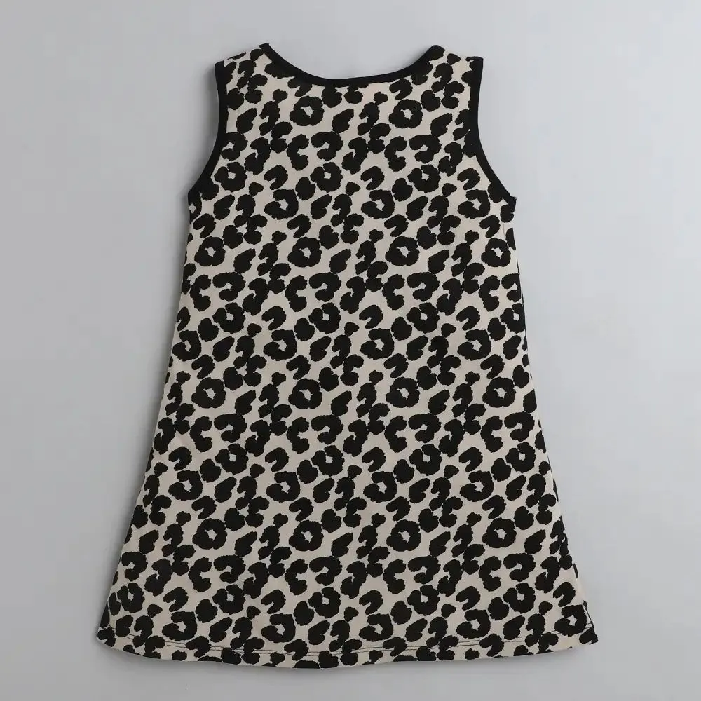 Animal Print with Yoke Dress
