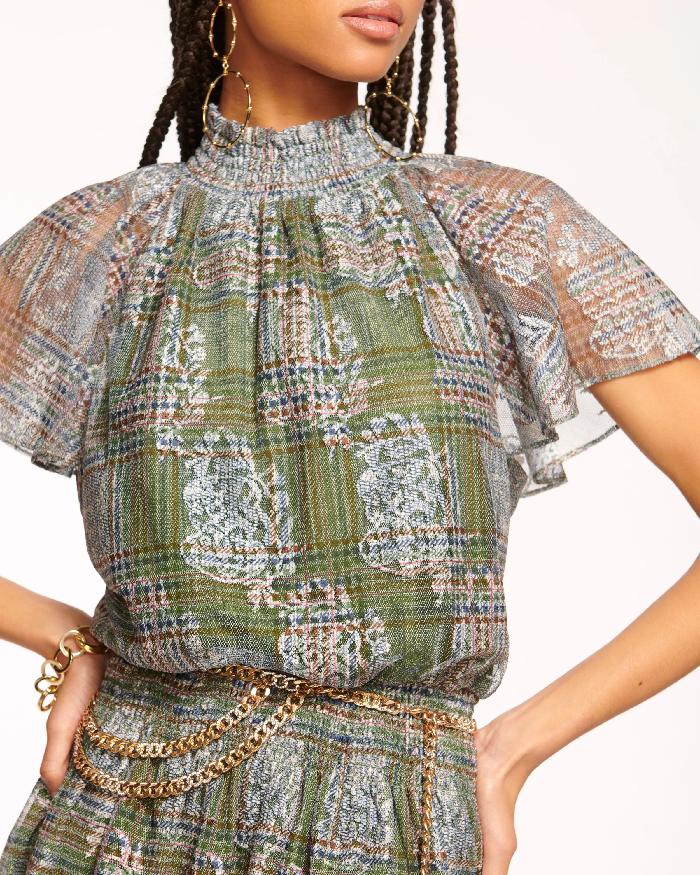 Arizona Smocked Waist Mini Dress