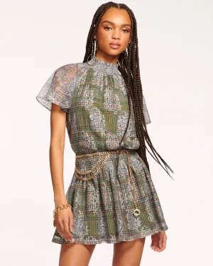 Arizona Smocked Waist Mini Dress