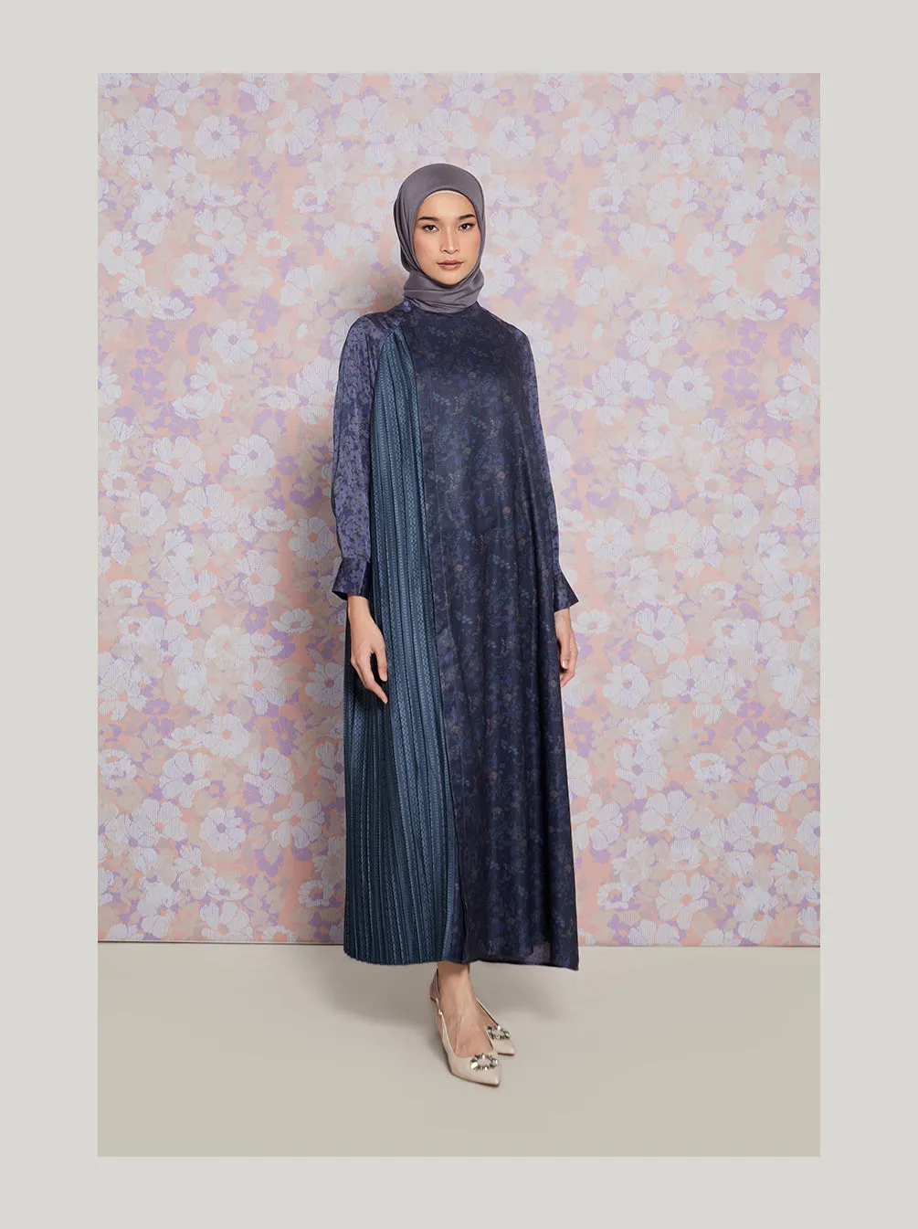 ASHA DRESS NAVY