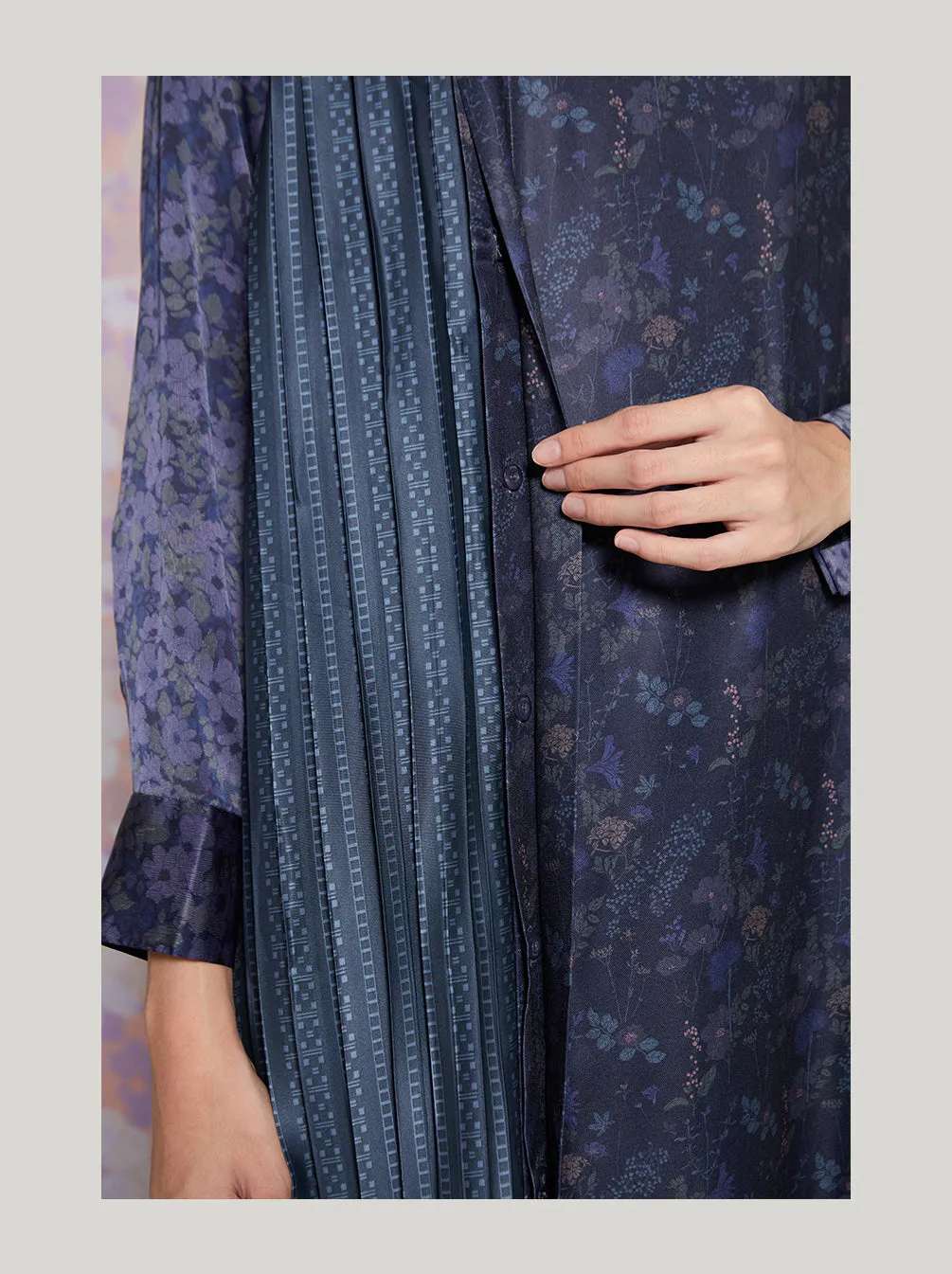 ASHA DRESS NAVY
