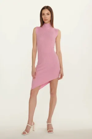 ASYMMETRIC KNIT DRESS