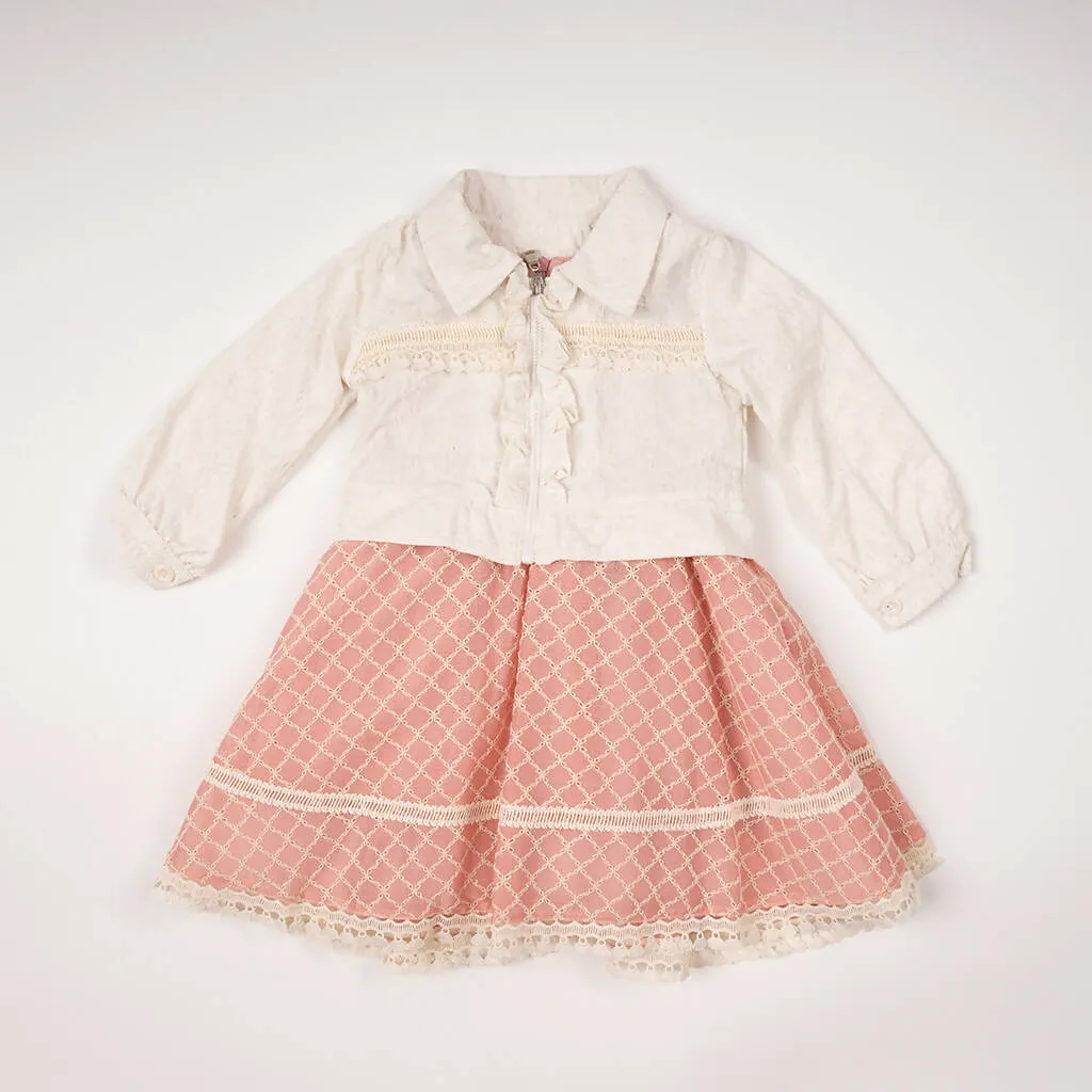 Ava Jacquard Dress Set