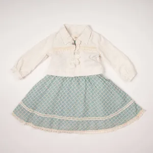 Ava Jacquard Dress Set
