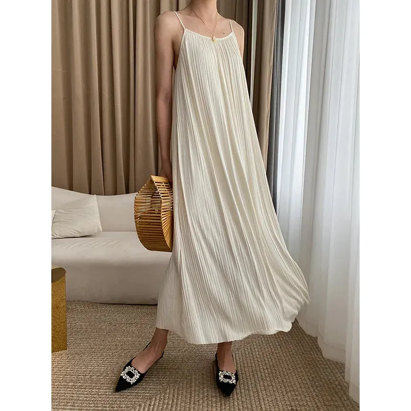 Beige Boho Maxi Dress