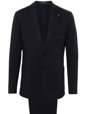 Black Dress with Notched Lapels