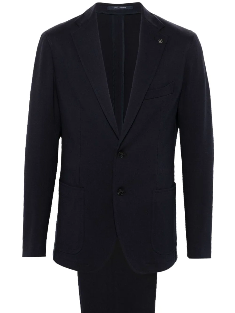 Black Dress with Notched Lapels