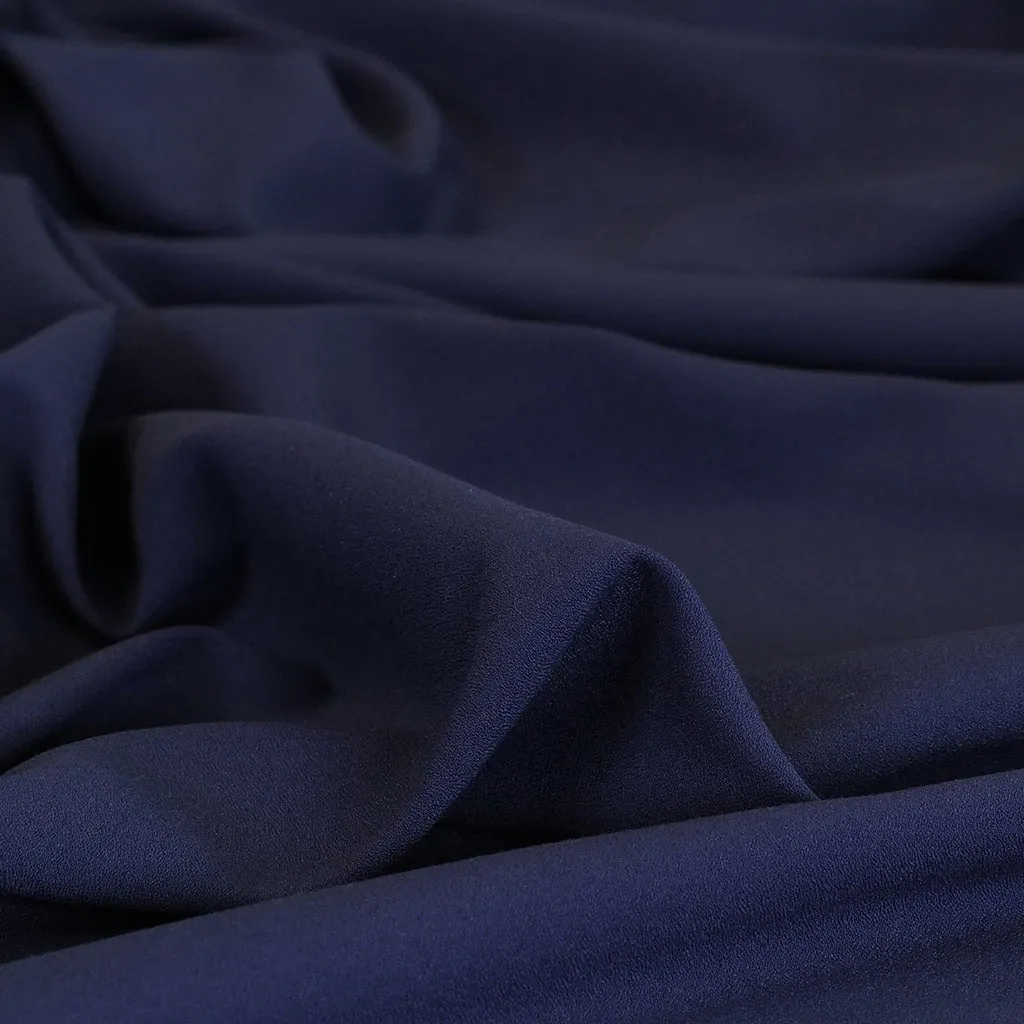 Bloomsbury - Light Navy Crepe Stretch Woven Suiting Fabric