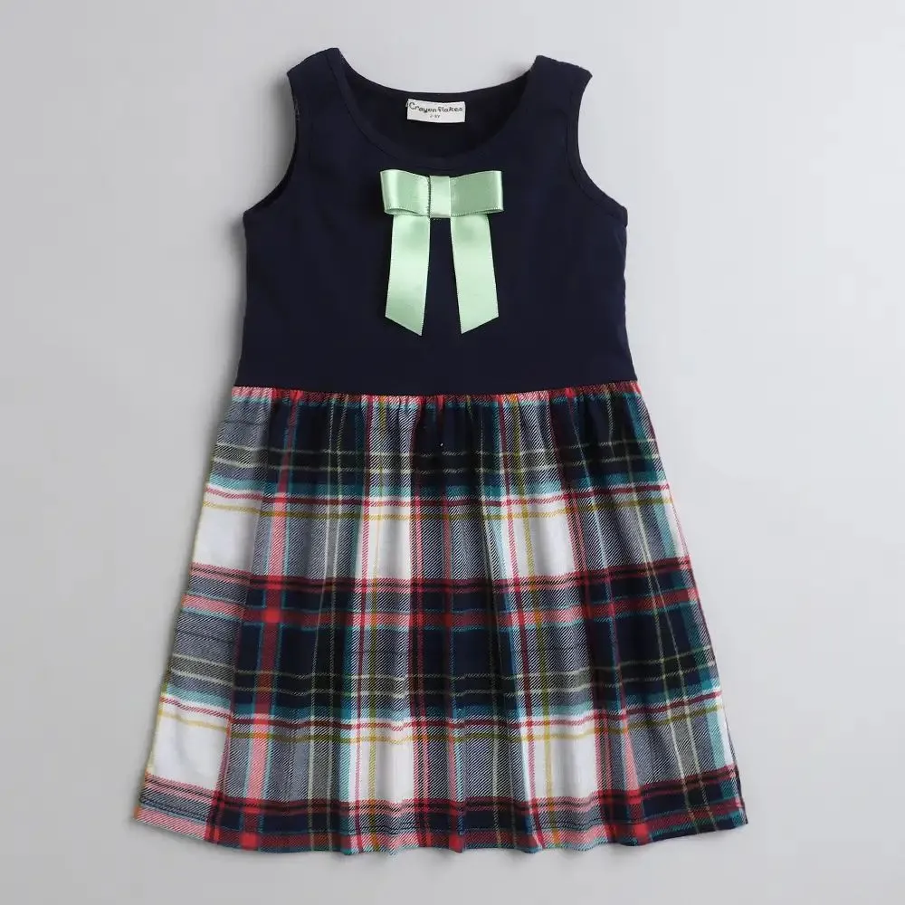 Checkered Printed Dress