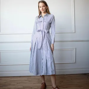 Chérie Pinstripe Dress [Final Sale]