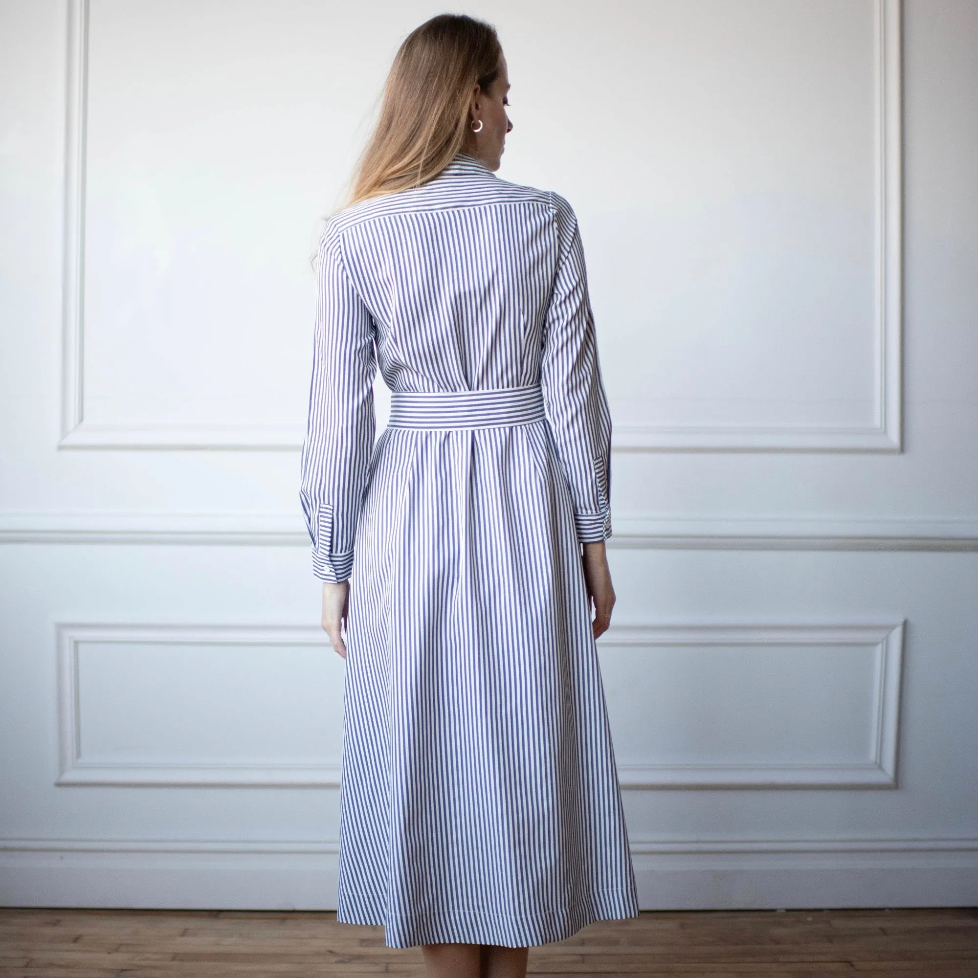 Chérie Pinstripe Dress [Final Sale]