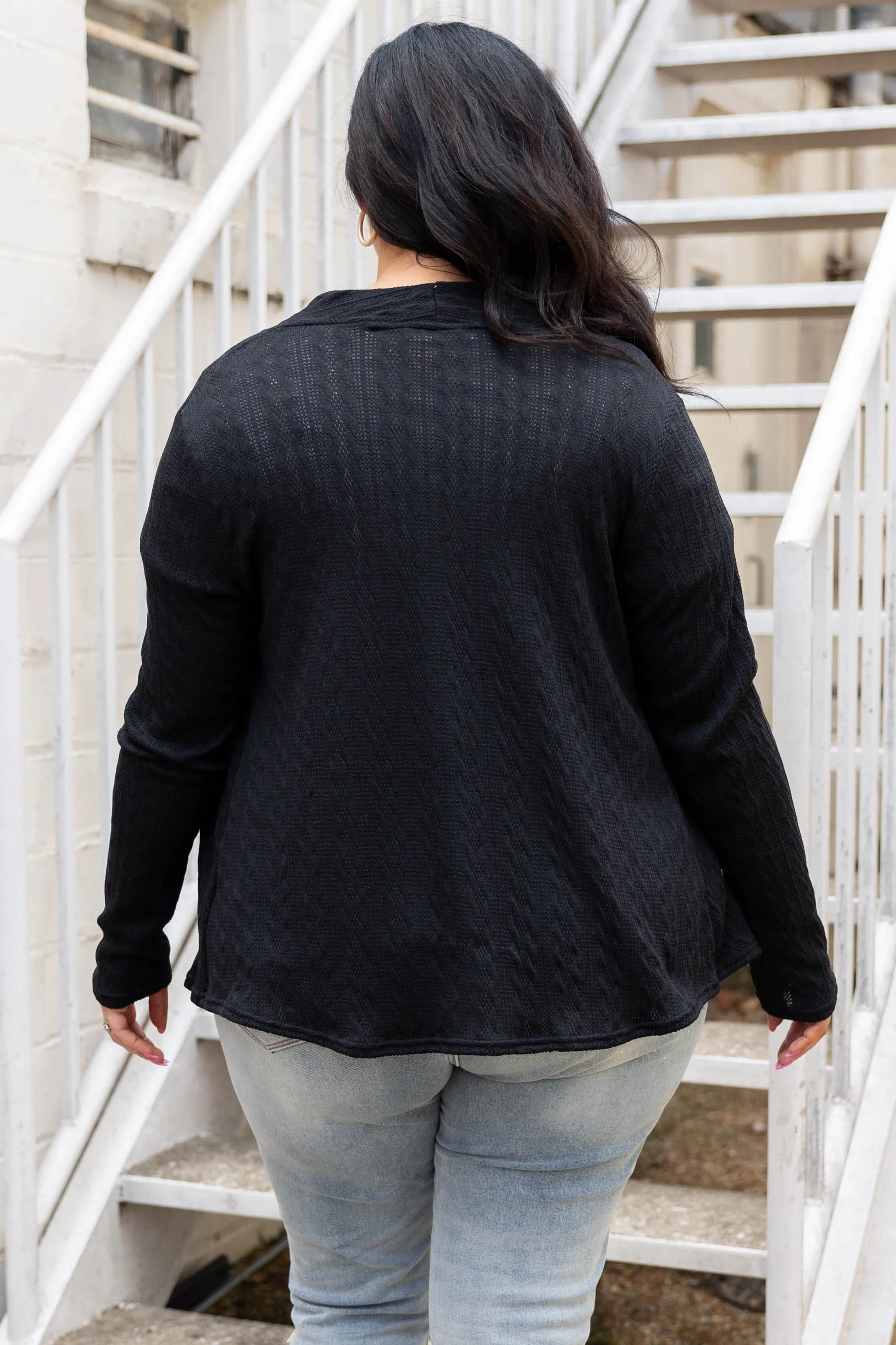 Classy Miss Cardigan, Black