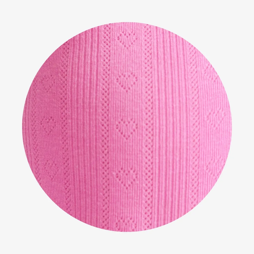 Cruisin' Pink Pointelle Twirl Dress