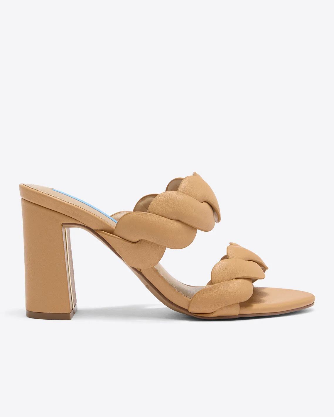 Dolly Heel Sandal in Natural