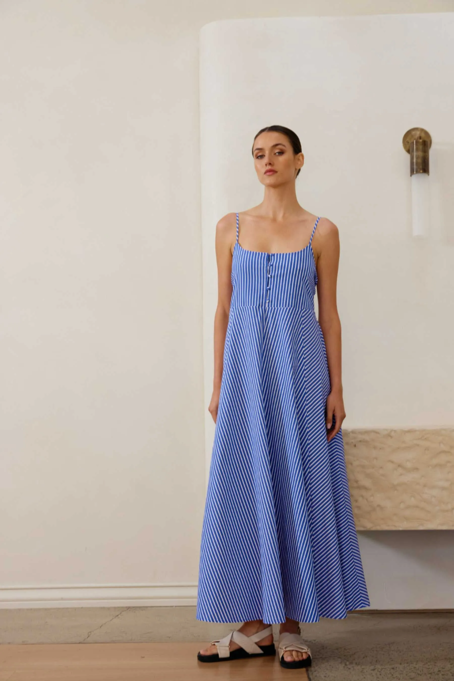 Emilia Dress | Riviera Stripe