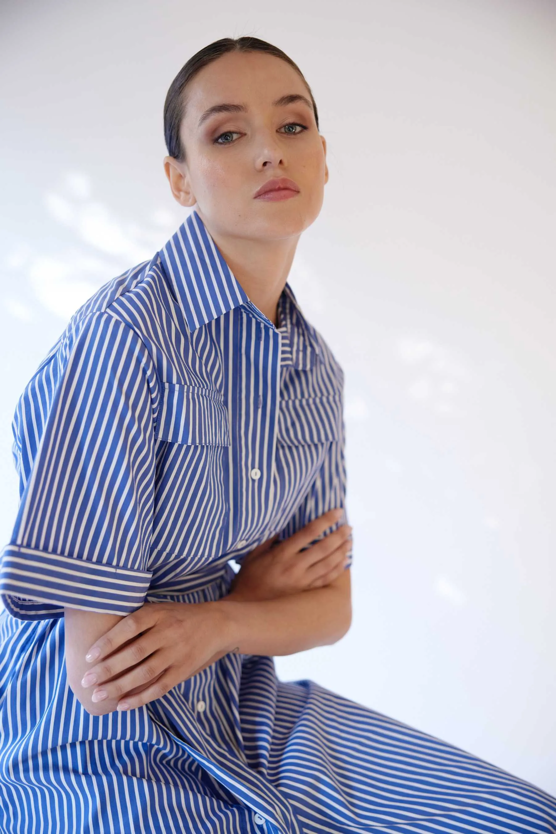 Emilia Dress | Riviera Stripe