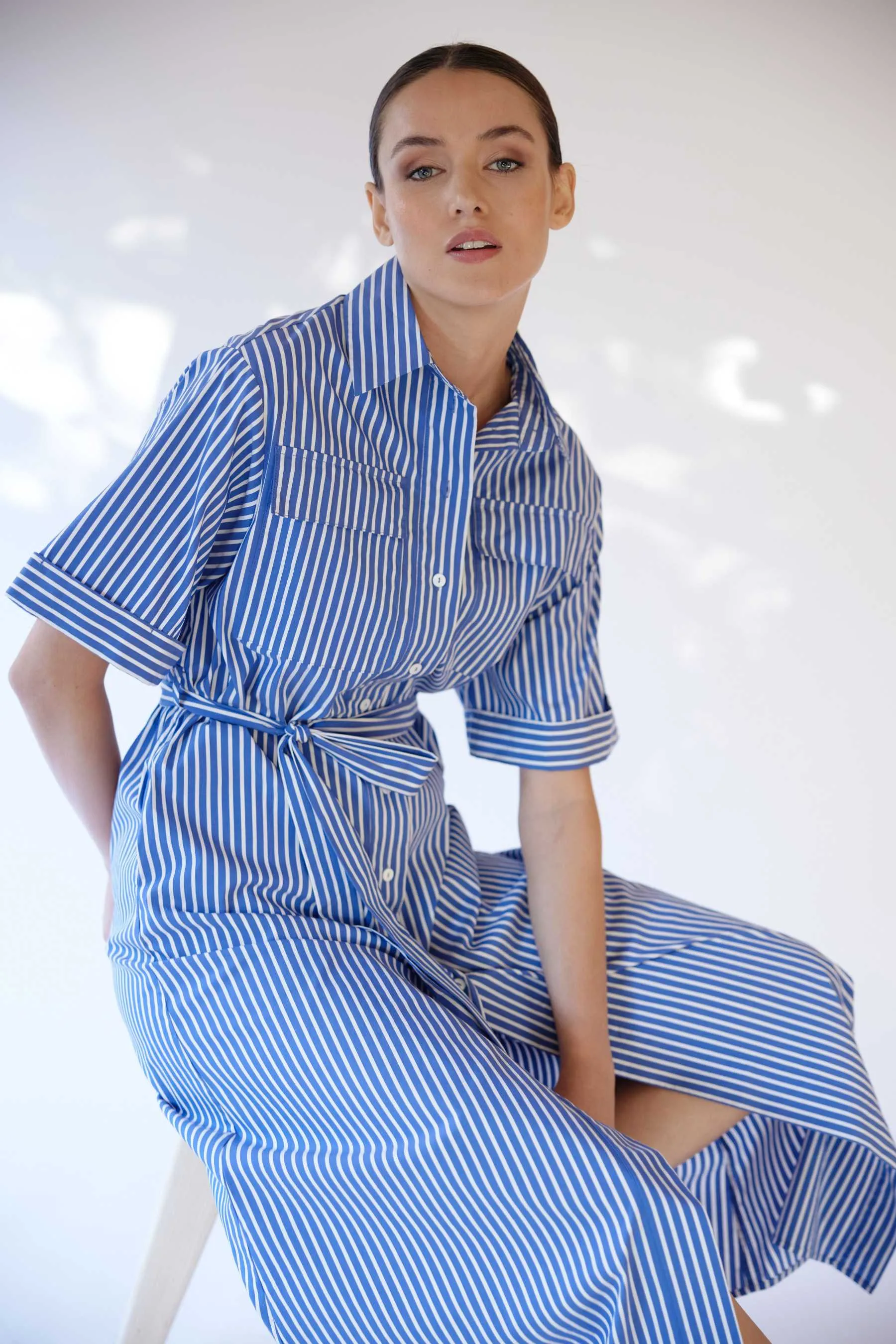 Emilia Dress | Riviera Stripe
