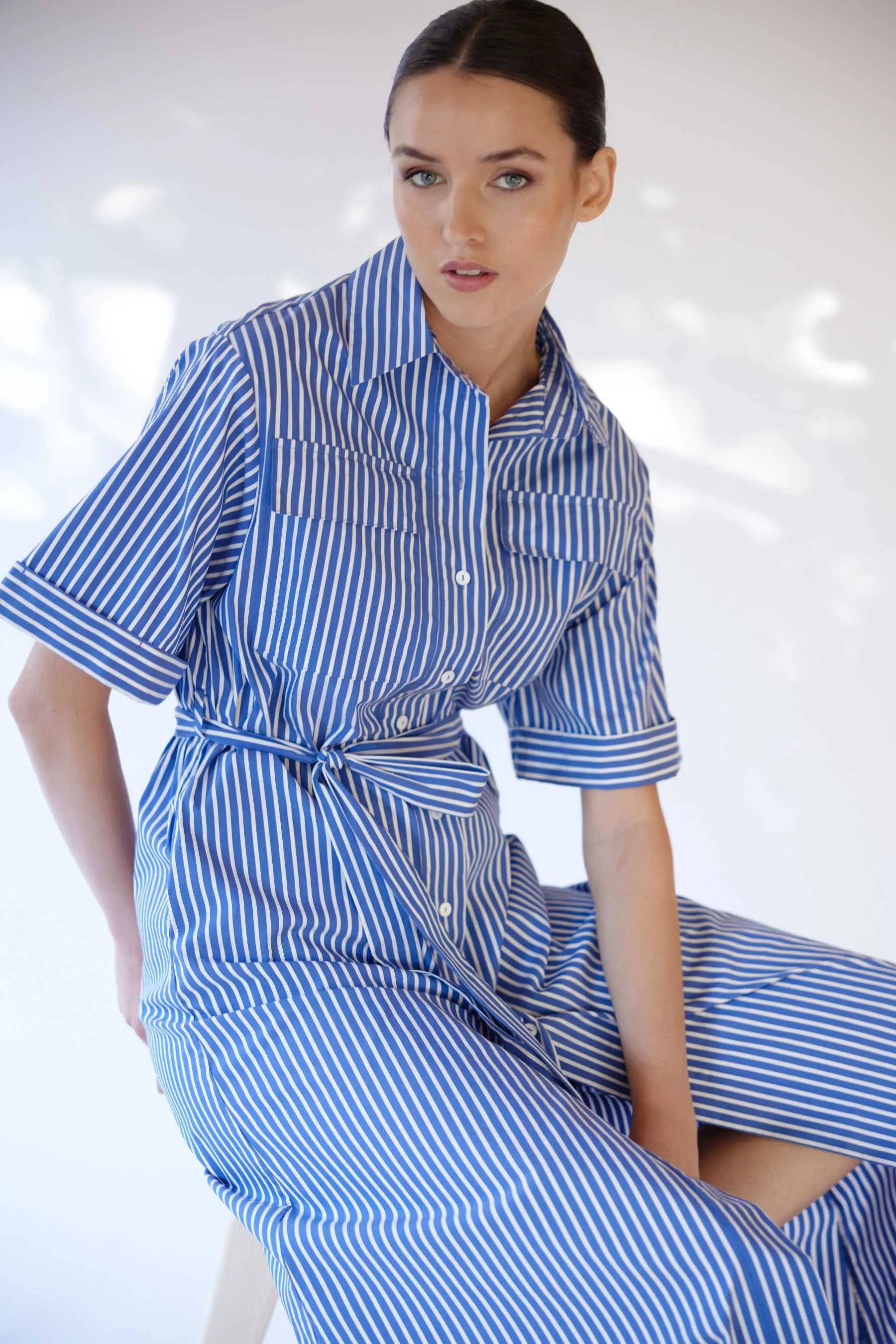 Emilia Dress | Riviera Stripe
