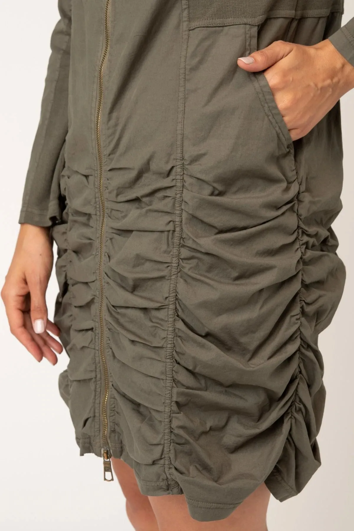 Fiore jacket dress in sea turtle