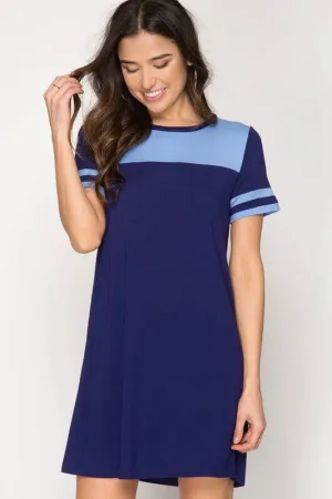 Gameday Color Block Dress