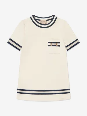 Gucci Girls Pocket Dress in Ivory