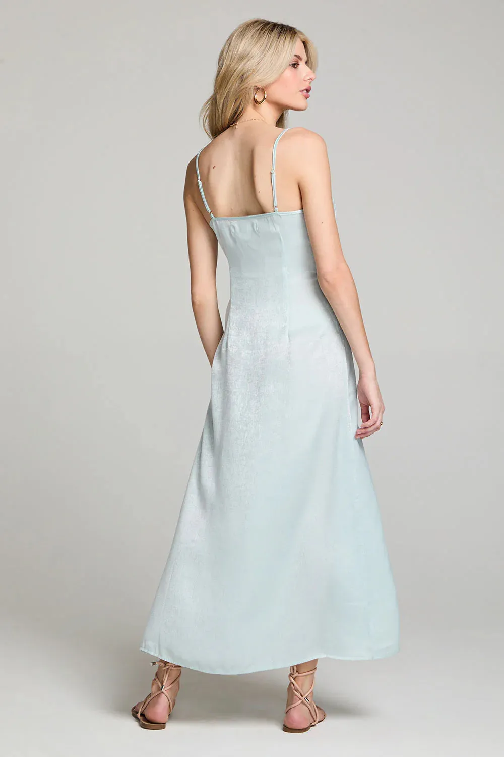 Ice Blue Slip Dress