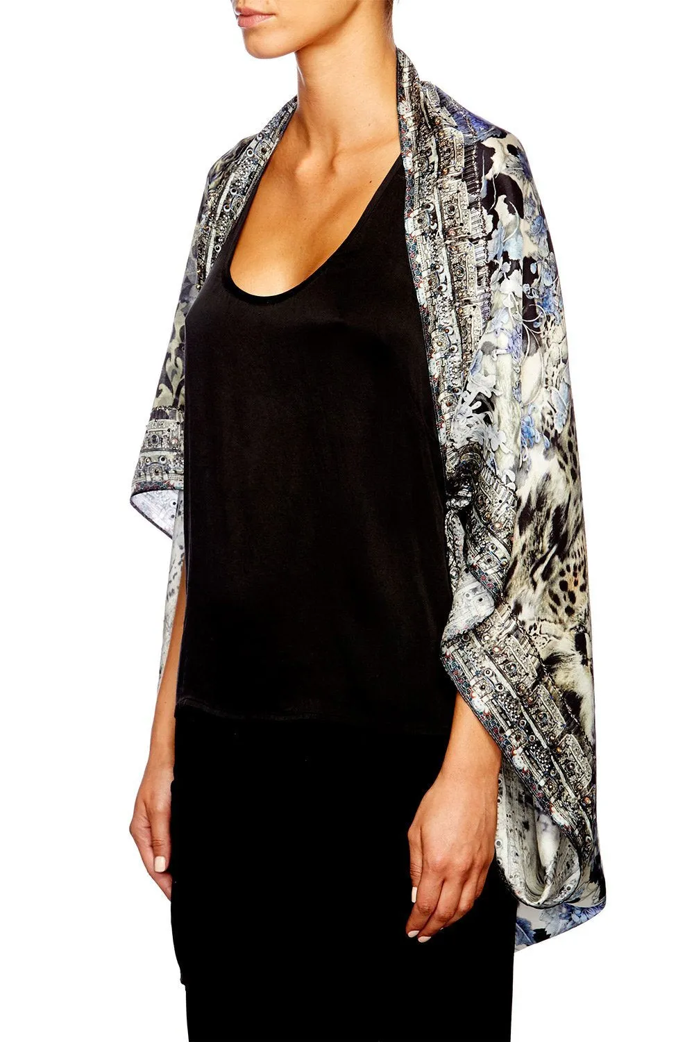 LARGE SQUARE SCARF HUSH HUSH