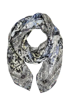 LARGE SQUARE SCARF HUSH HUSH