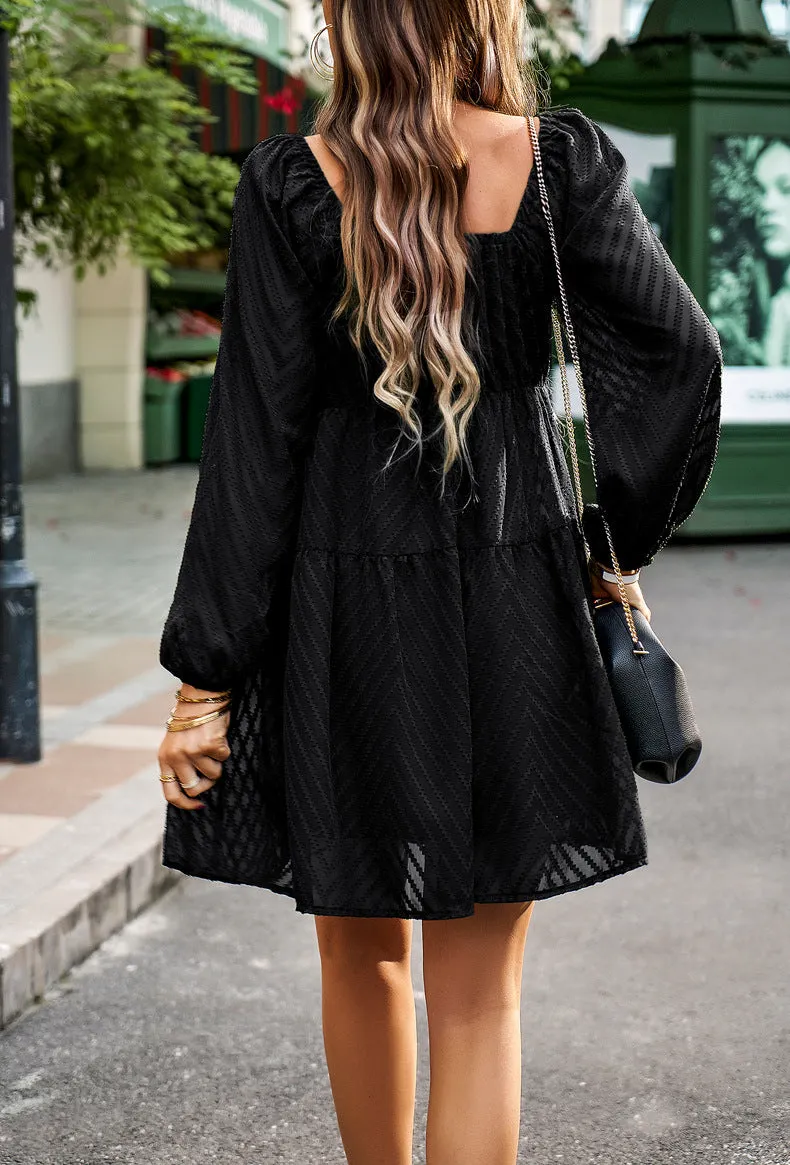 Long Sleeve Off the Shoulder Dress