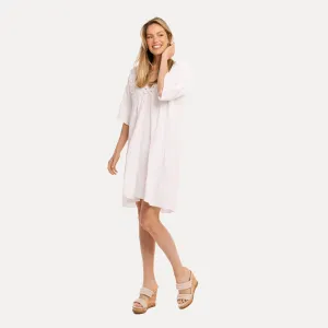 M Made in Italy  Women's Woven Half Sleeve Dress