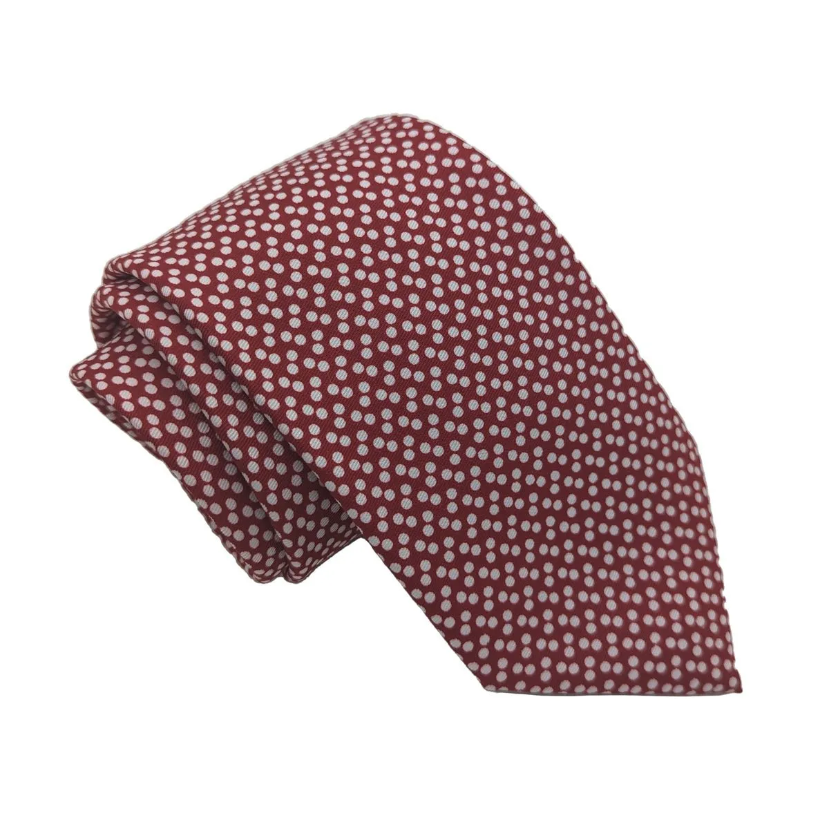 Maroon Dotty Wedding Swatch