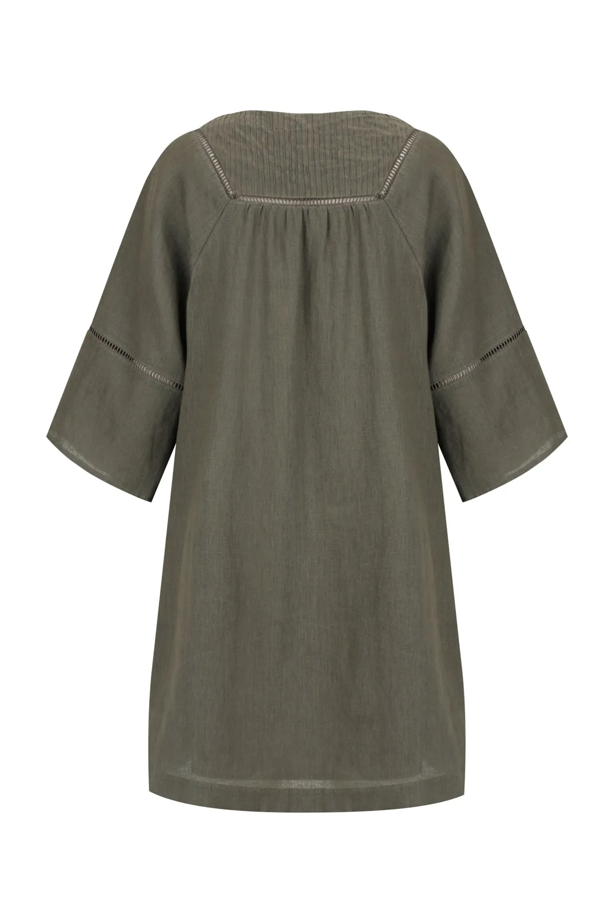 Mila Smock Dress- Forest