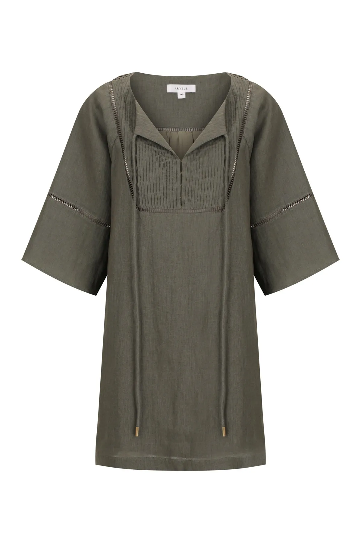 Mila Smock Dress- Forest