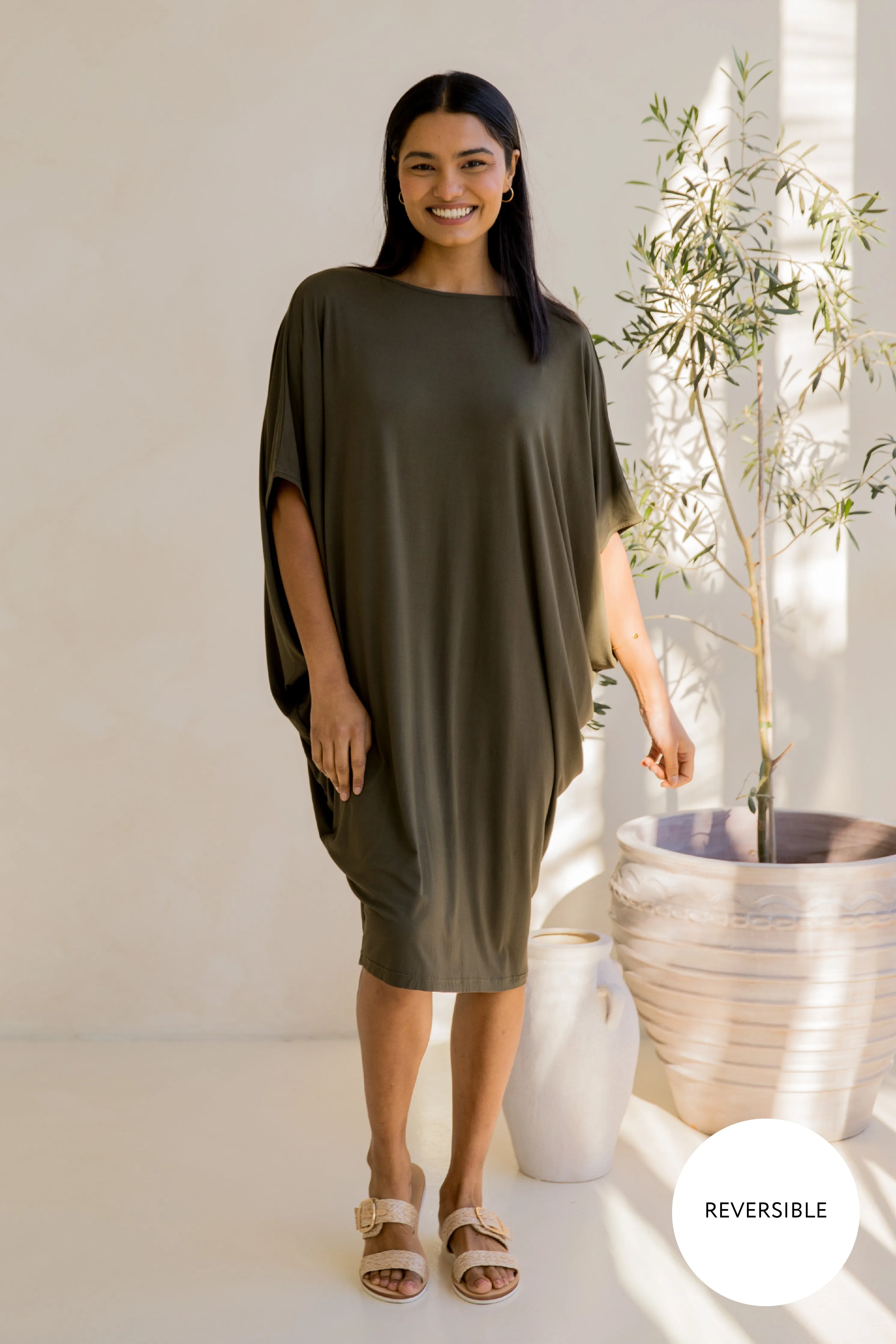 Miracle Dress | Moss Green
