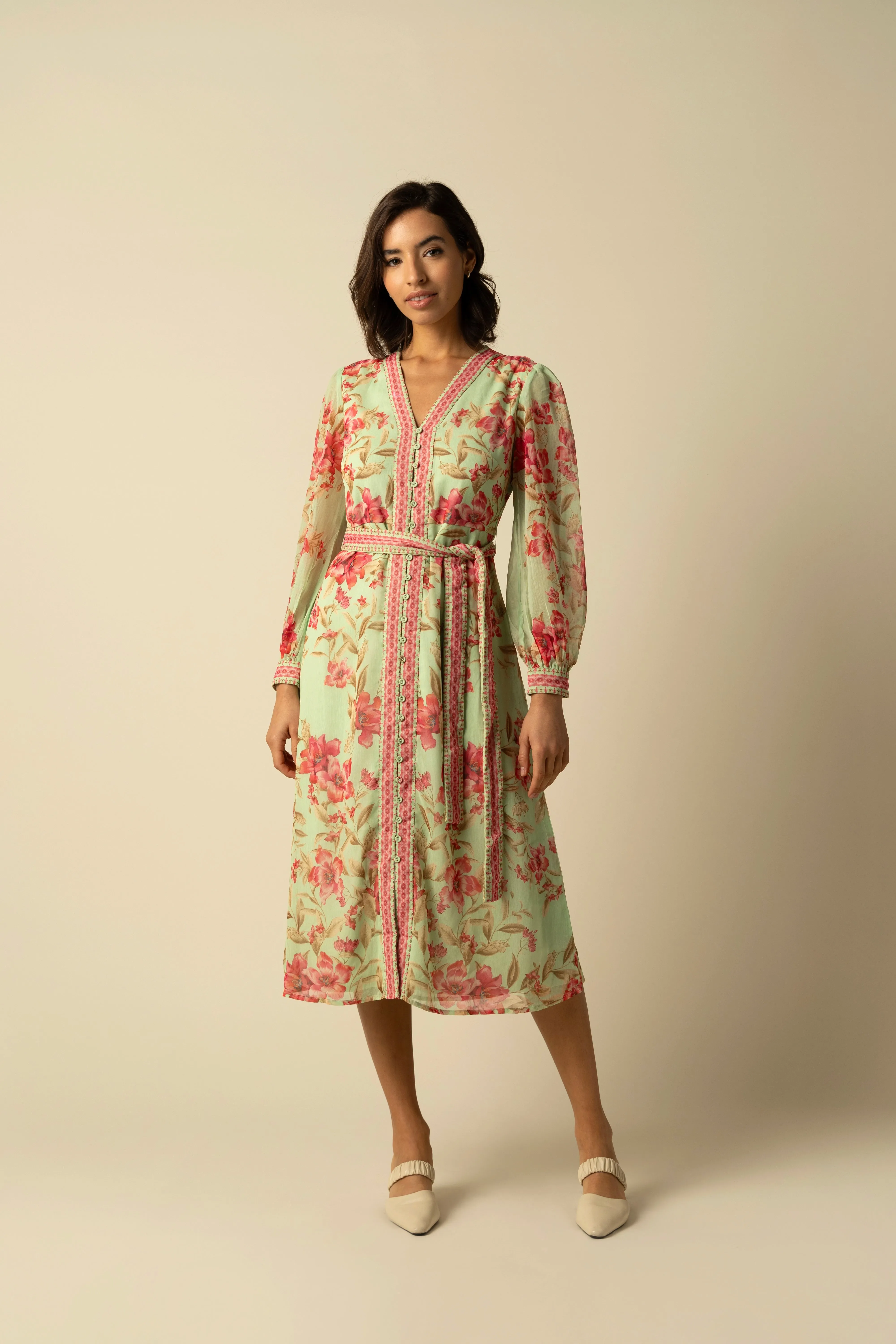 Naomi Green Dress