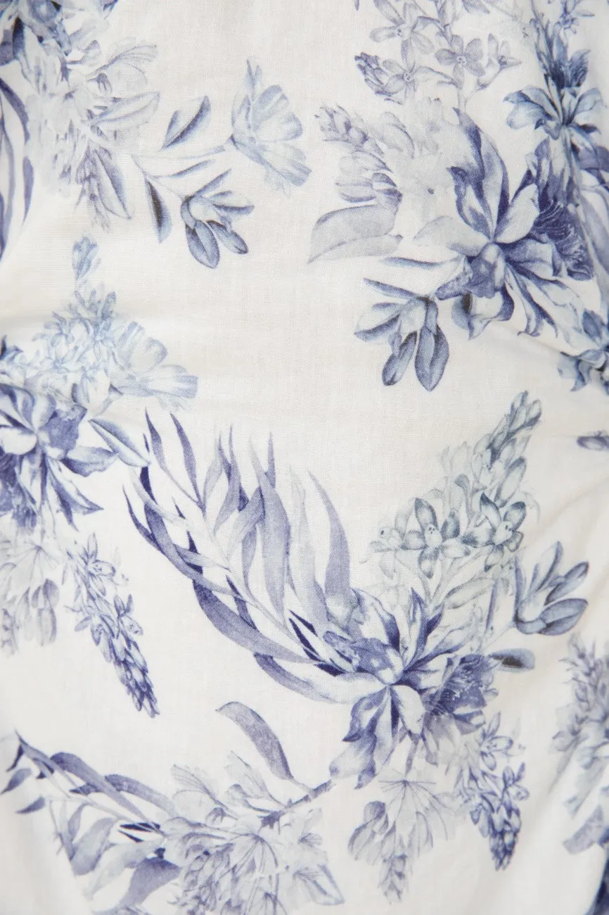 Nirvana Dress - White Print