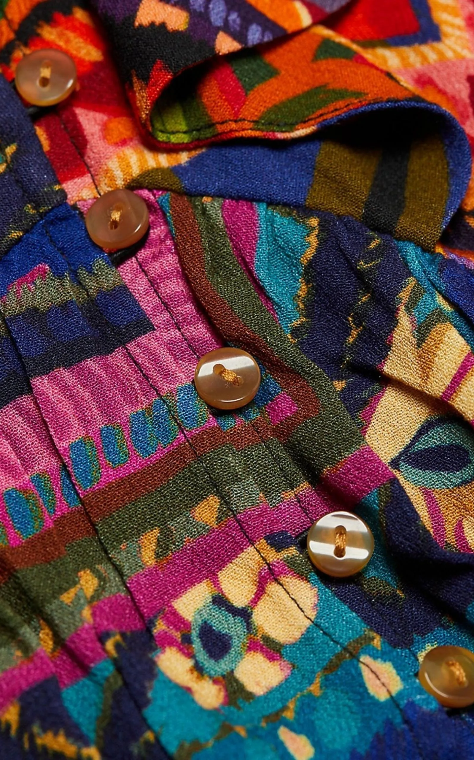 Patchwork Tapestry Ankle Maxi Dress