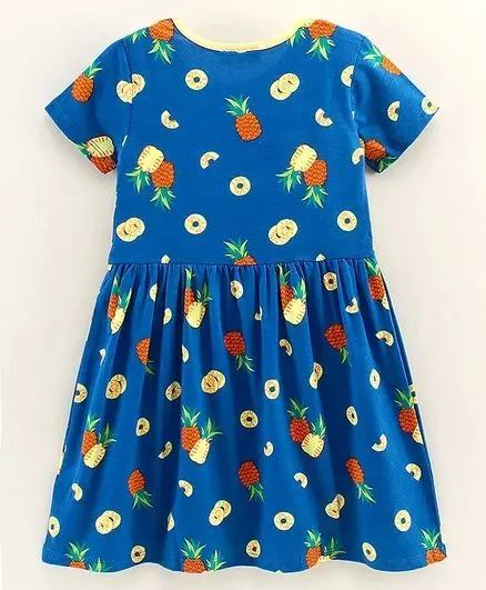 Pineapple with Front Frill Dress