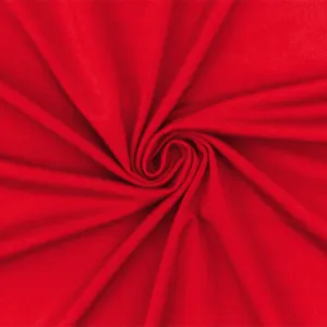 Royal Red Solid Stretch Poly Activewear Jersey Knit Fabric