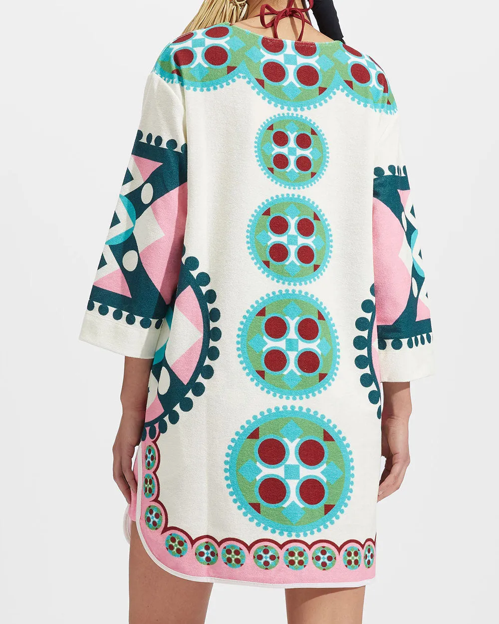 Ruote Placee Terry Dress