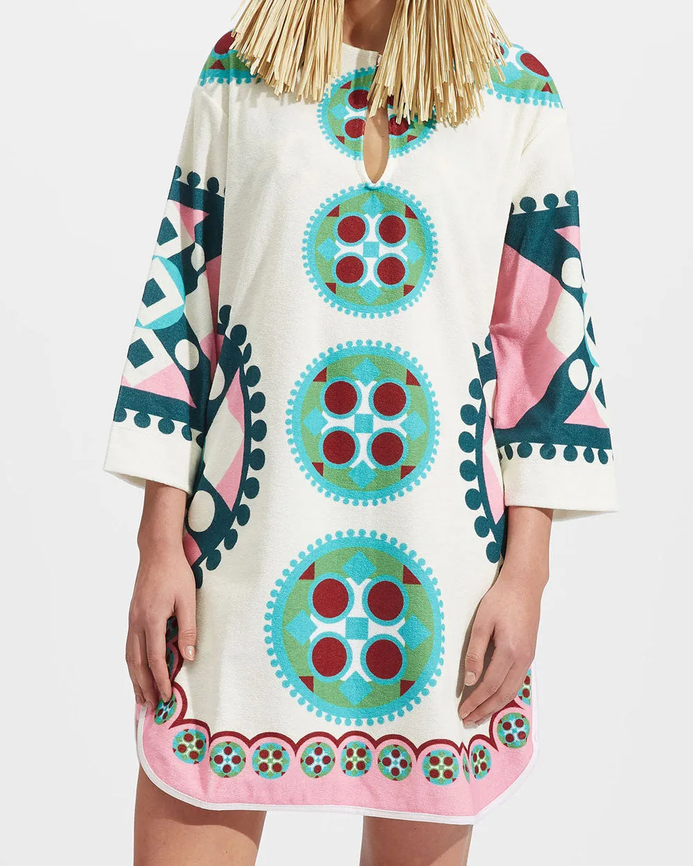 Ruote Placee Terry Dress